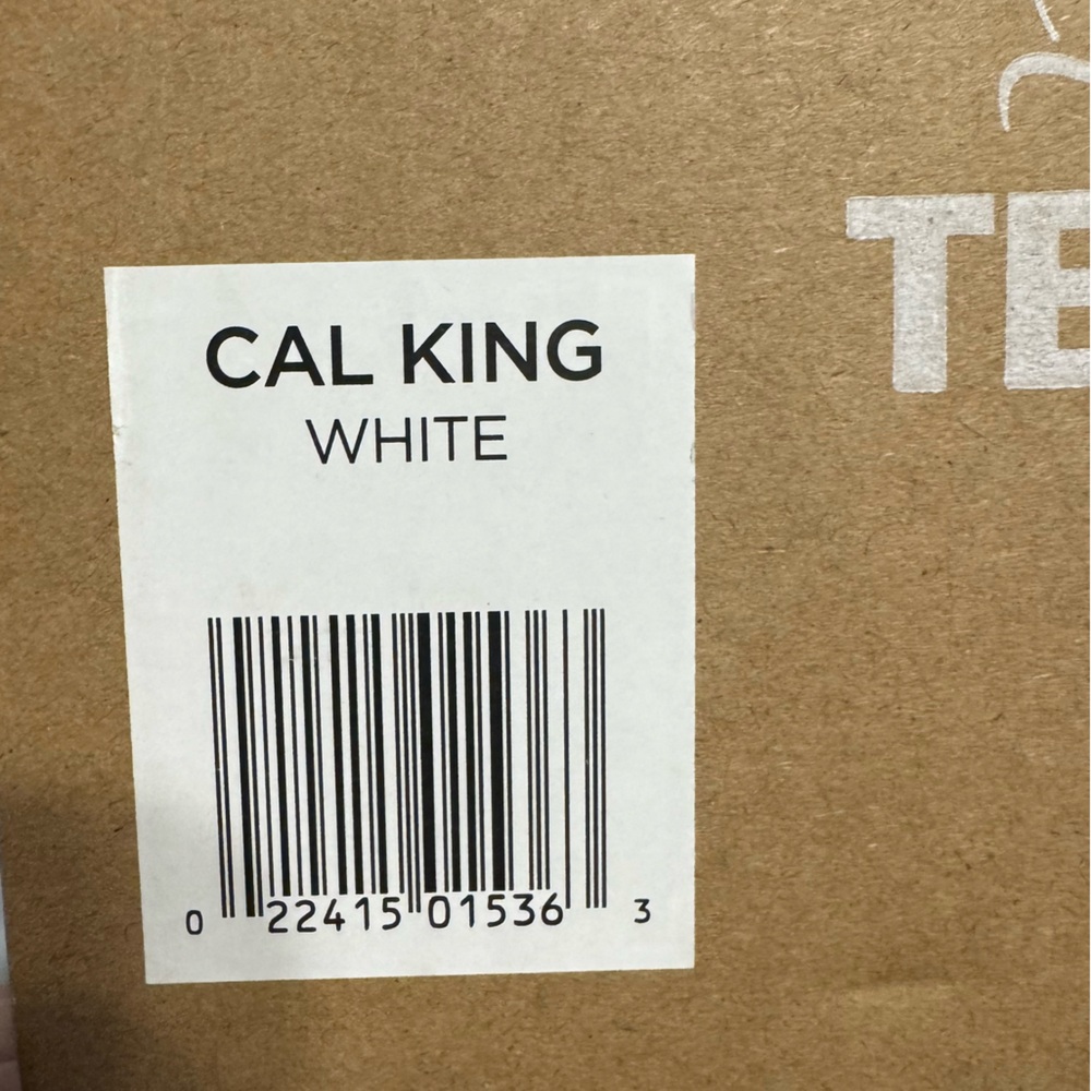 Tempur-Pedic ProAir Sheet Set Cal-King White - BRAND NEW 65%Cotton 35%Tencel - Picture 5 of 5